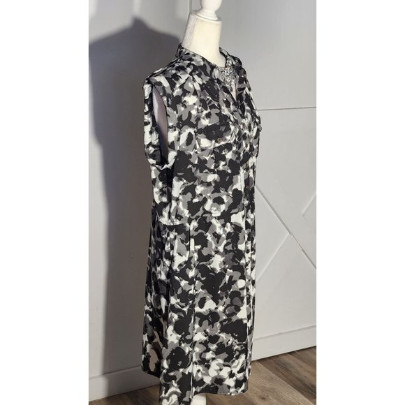 DOTS DRESS COLOR BLACK SLEEVELESS POLYESTER  SIZE 1X - Picture 3 of 7